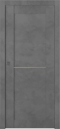 AVON 07 1H GOLD DARK URBAN POCKET BELLDINNI MODERN INTERIOR DOOR - 1