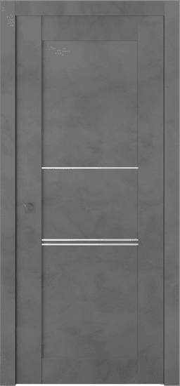 AVON 07 3H DARK URBAN POCKET BELLDINNI MODERN INTERIOR DOOR - 1
