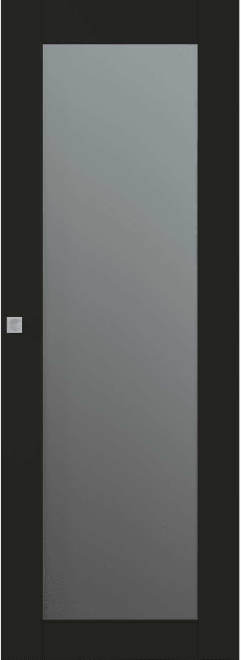 AVON 207 VETRO BLACK MATTE MAGIC DOORS BELLDINNI MODERN INTERIOR DOOR - 1