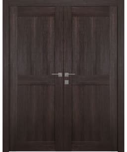 AVON 07 RN VERALINGA OAK DOUBLE BELLDINNI MODERN INTERIOR DOOR - 1