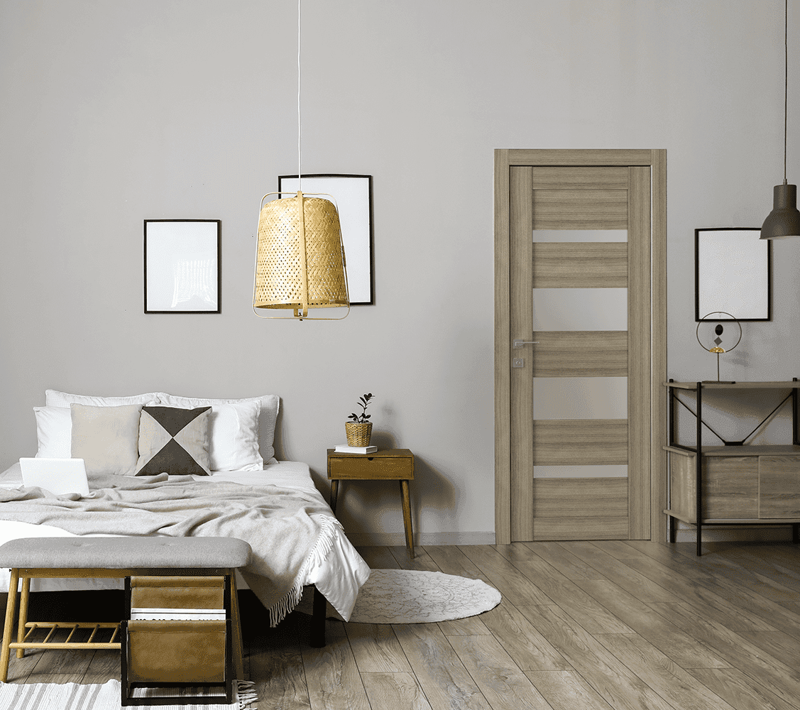 MIRELLA VETRO SHAMBOR SWING BELLDINNI MODERN INTERIOR DOOR - 3