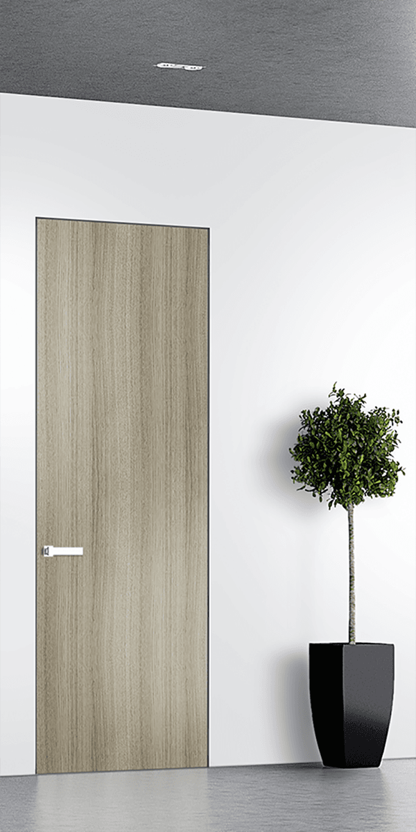 OPTIMA SHAMBOR DOUBLE INVISIBLE METAL FRAME BELLDINNI MODERN INTERIOR DOOR - 1