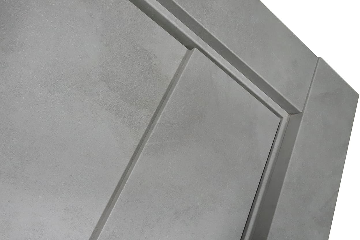 AVON 202 VETRO DARK URBAN DOUBLE INVISIBLE METAL FRAME BELLDINNI MODERN INTERIOR DOOR - 3