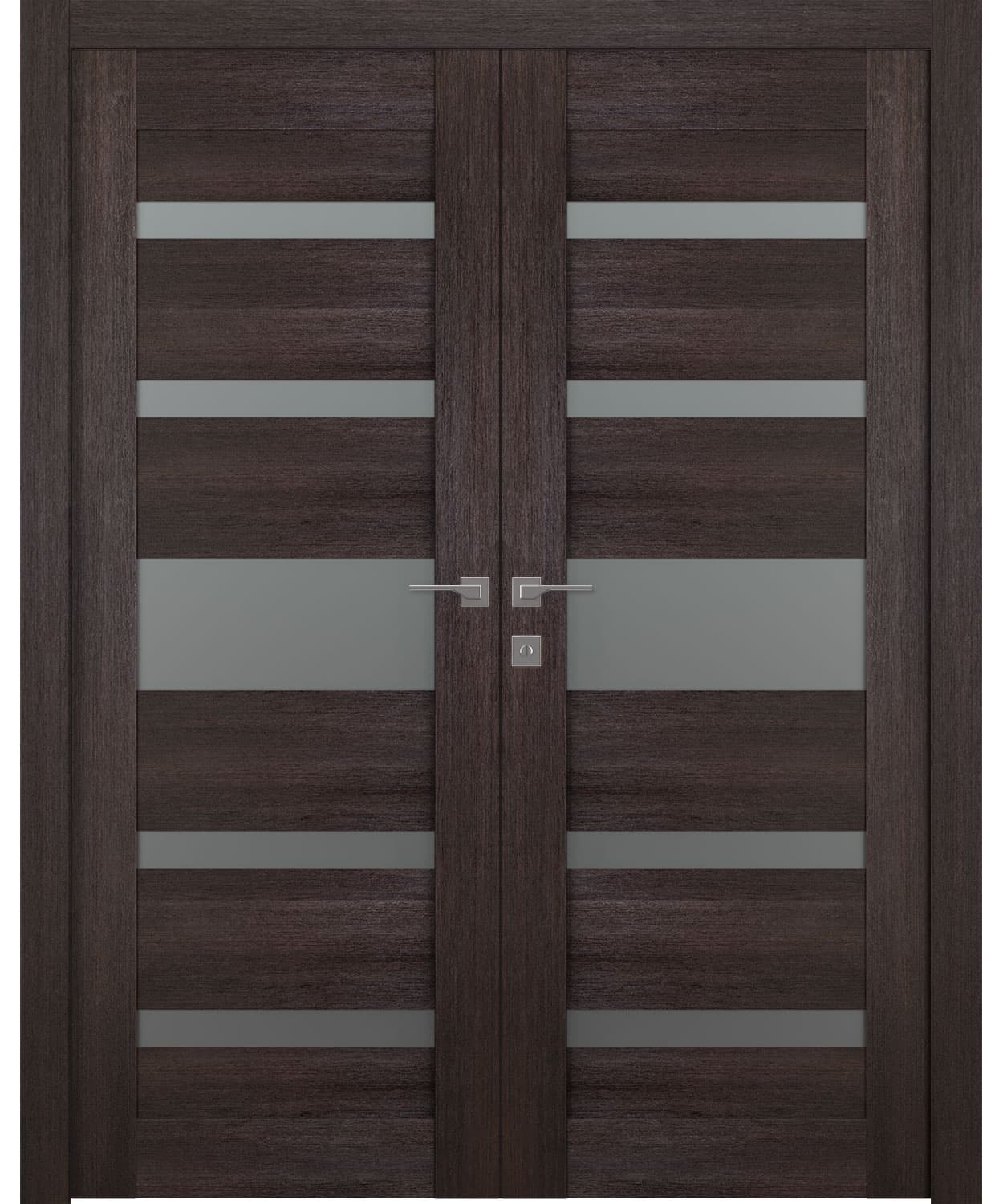 AVON 07-05 VETRO VERALINGA OAK DOUBLE BELLDINNI MODERN INTERIOR DOOR - 1