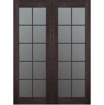 AVON 10 LITE VETRO VERALINGA OAK BYPASS BELLDINNI MODERN INTERIOR DOOR - 2
