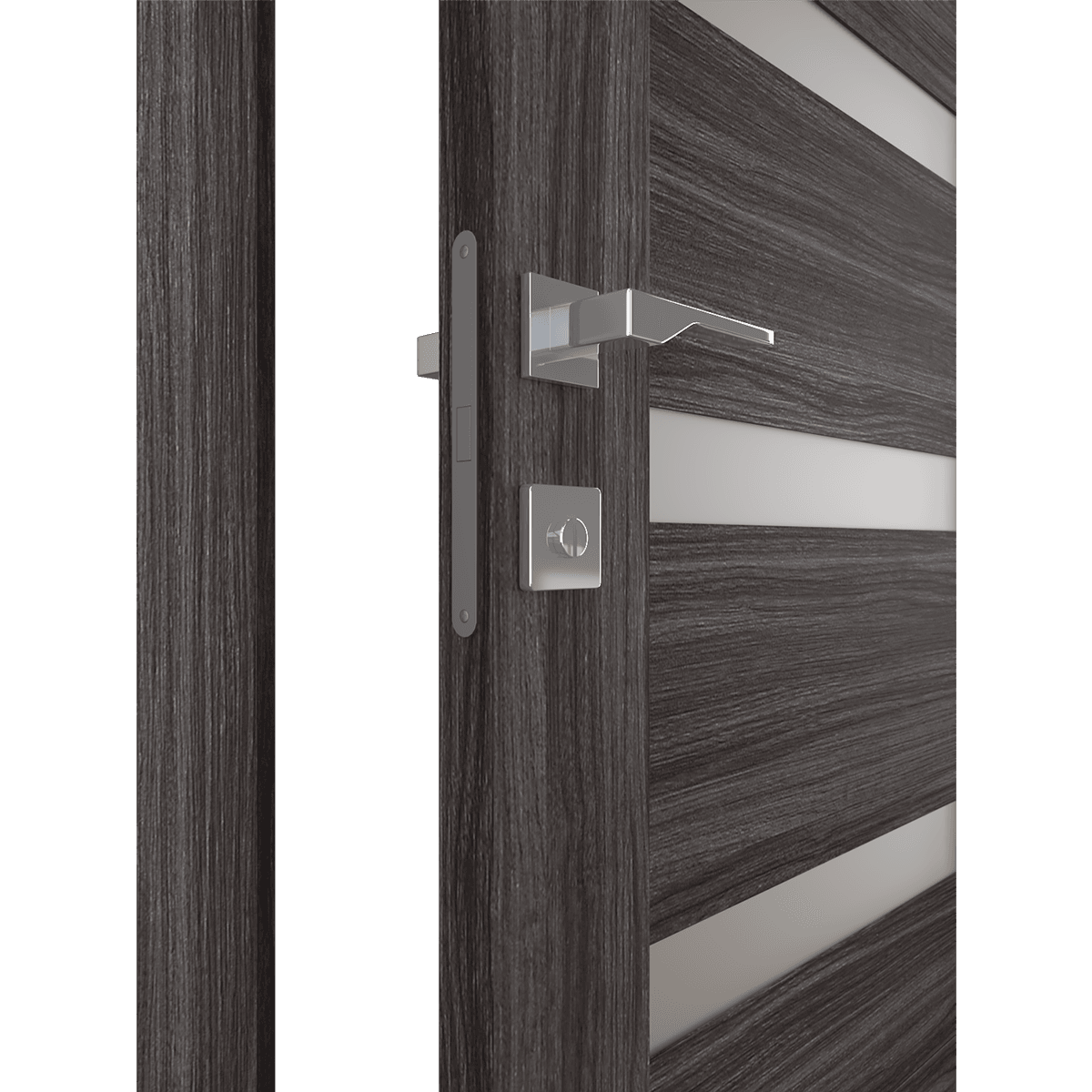 DORA VETRO GRAY OAK SWING BELLDINNI MODERN INTERIOR DOOR - 4