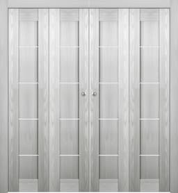 AVON 07 4H RIBEIRA ASH DOUBLE BI-FOLD BELLDINNI MODERN INTERIOR DOOR - 1