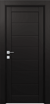 ALDA BLACK MATTE SWING BELLDINNI MODERN INTERIOR DOOR - 1