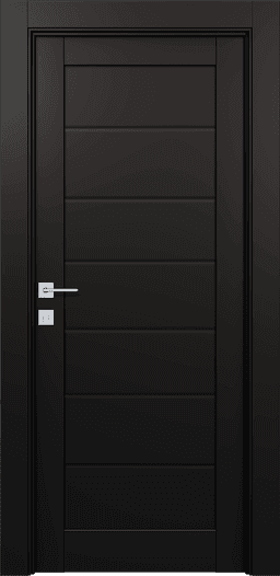 ALDA BLACK MATTE SWING BELLDINNI MODERN INTERIOR DOOR - 1