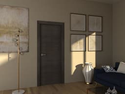 AVANTI BLACK APRICOT DOUBLE BELLDINNI MODERN INTERIOR DOOR - 3