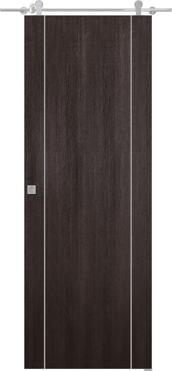 OPTIMA 2U VERALINGA OAK DOUBLE BARN BELLDINNI MODERN INTERIOR DOOR - 1