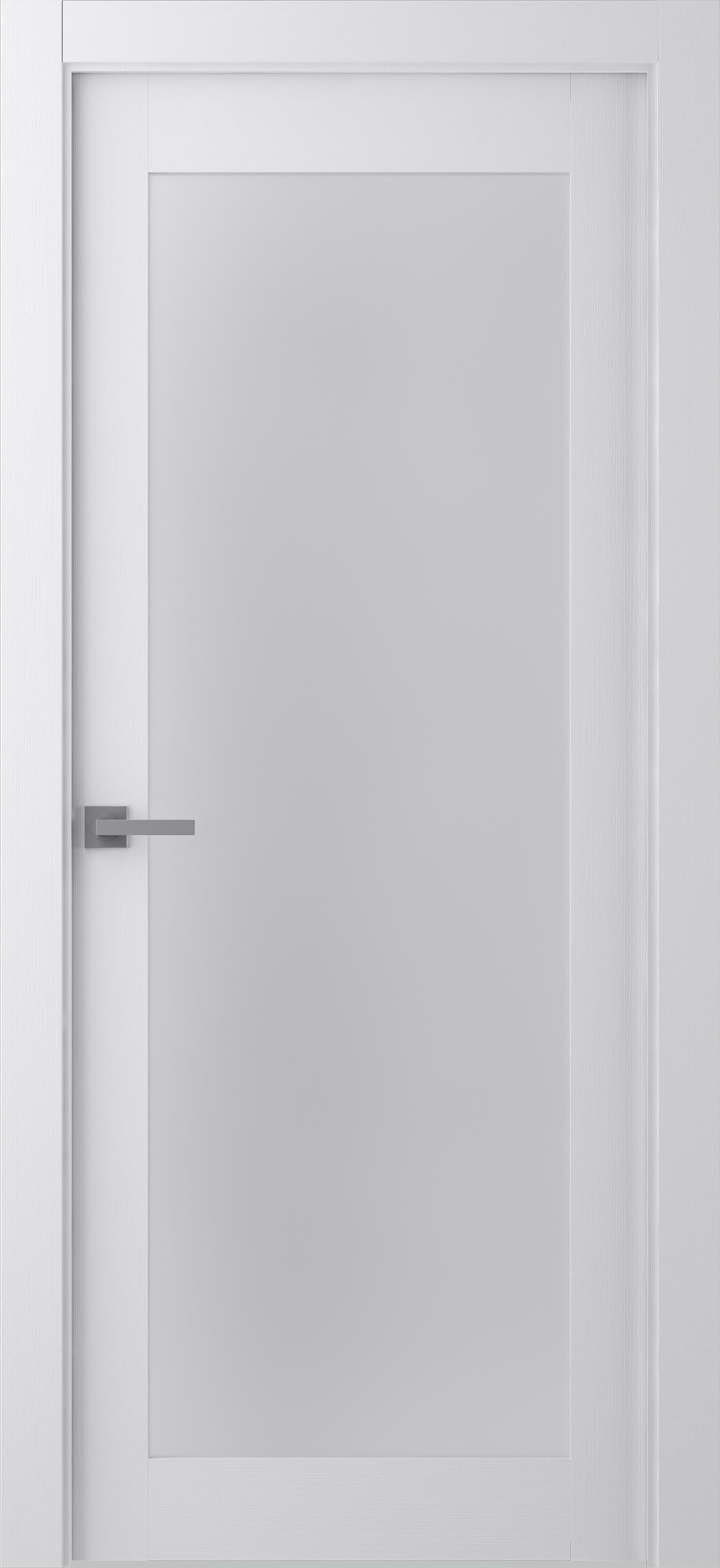 PALLADIO 207 VETRO BIANCO NOBLE SWING BELLDINNI MODERN INTERIOR DOOR - 1