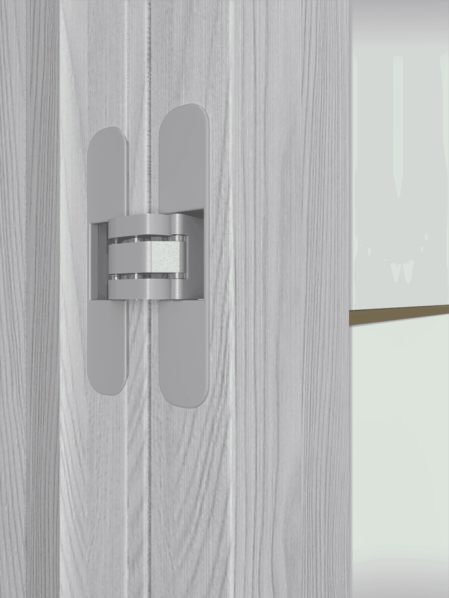 AVON 202 4H GOLD STRIPS VETRO RIBEIRA ASH INVISIBLE METAL FRAME BELLDINNI MODERN INTERIOR DOOR - 4