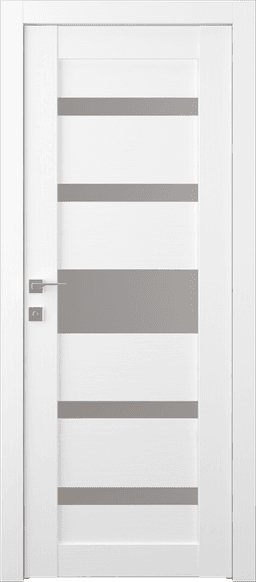 GINA VETRO BIANCO NOBLE SWING DOORS BELLDINNI MODERN INTERIOR DOOR - 1