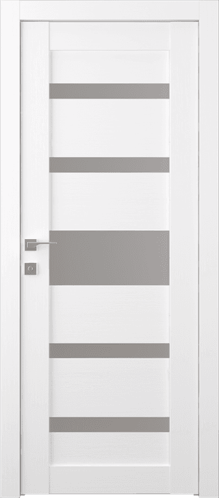 GINA VETRO BIANCO NOBLE SWING DOORS BELLDINNI MODERN INTERIOR DOOR
