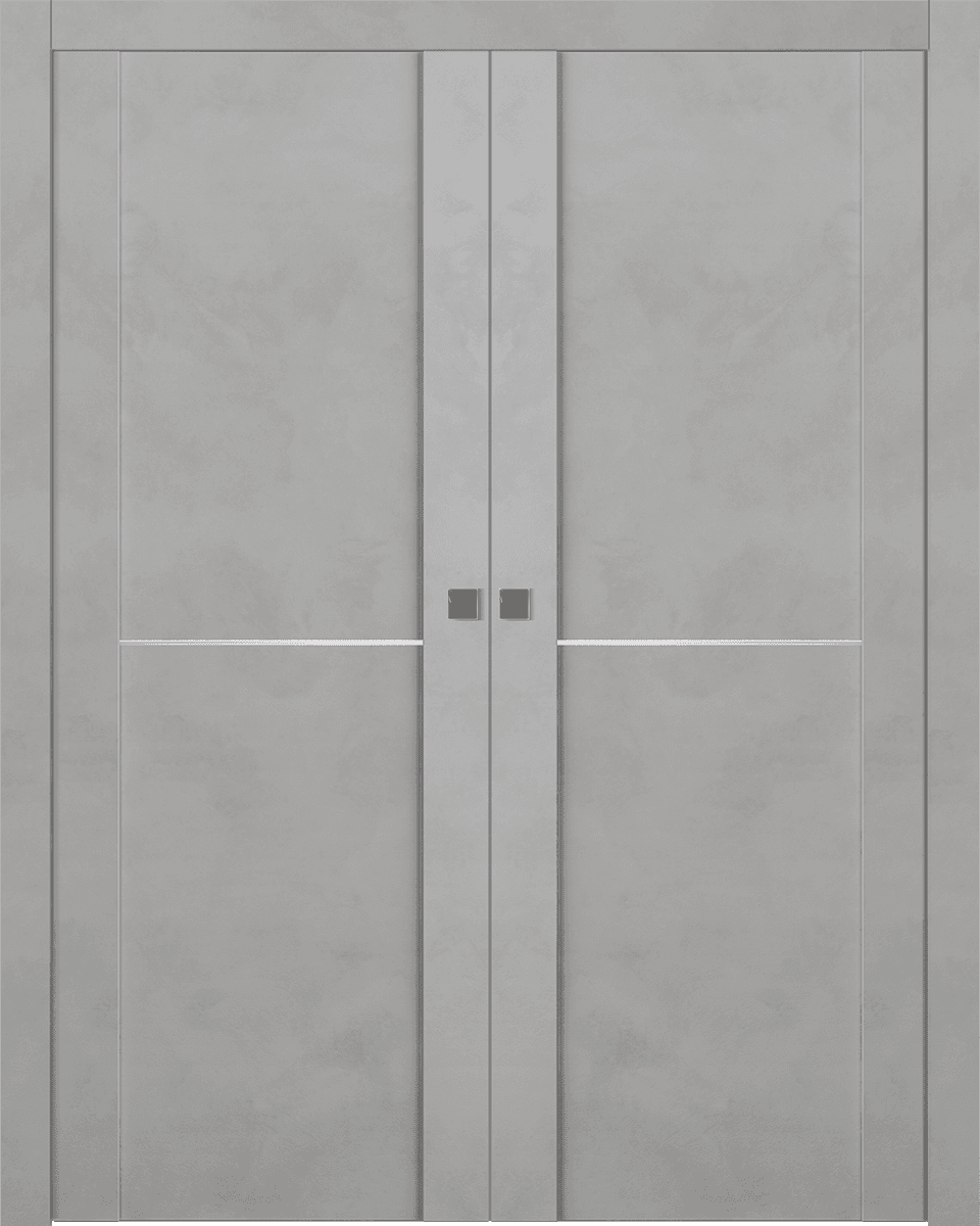 AVON 01 1H LIGHT URBAN DOUBLE POCKET DOORS BELLDINNI MODERN INTERIOR DOOR - 1