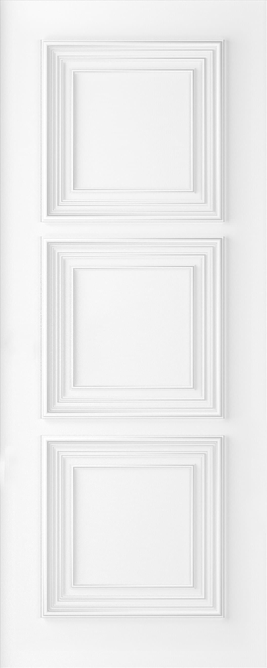 PALAZZO 3 POLAR WHITE SLAB BELLDINNI MODERN INTERIOR DOOR - 1