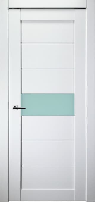 EDNA VETRO BIANCO NOBLE SWING BELLDINNI MODERN INTERIOR DOOR