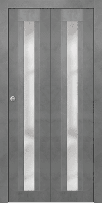 AVON 101 VETRO DARK URBAN BI-FOLD DOORS BELLDINNI MODERN INTERIOR DOOR - 1