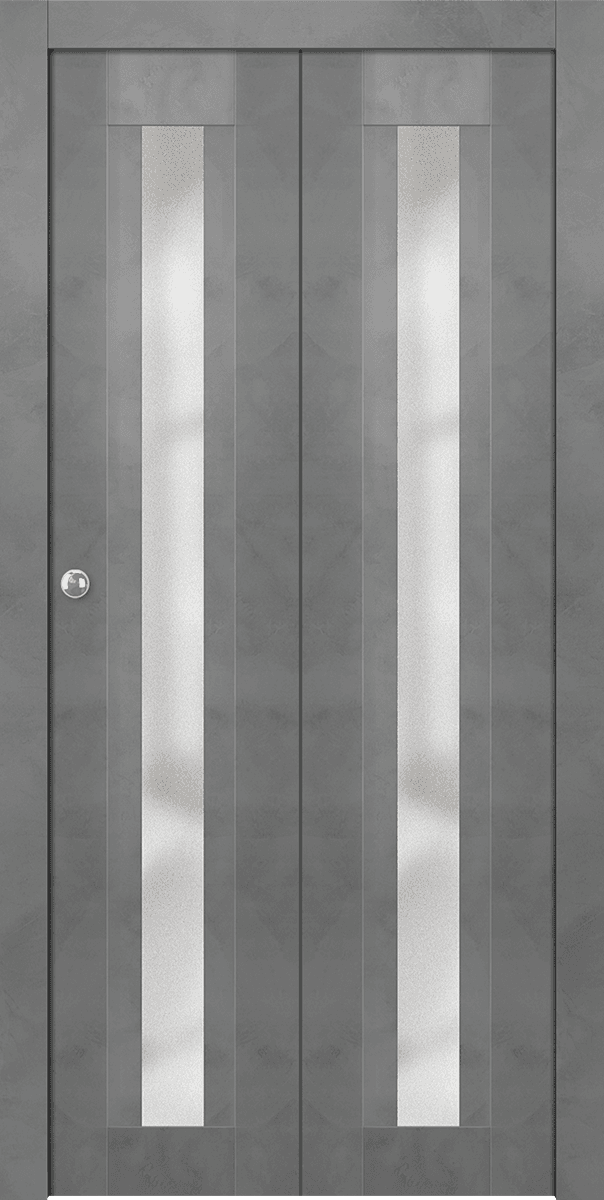 AVON 101 VETRO DARK URBAN BI-FOLD DOORS BELLDINNI MODERN INTERIOR DOOR - 1