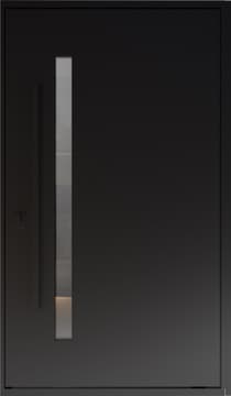 Single pivot metal-aluminum modern exterior door Axis 1163 - 8