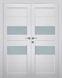 DESSA VETRO BIANCO NOBLE CLOSET BELLDINNI MODERN INTERIOR DOOR - 1
