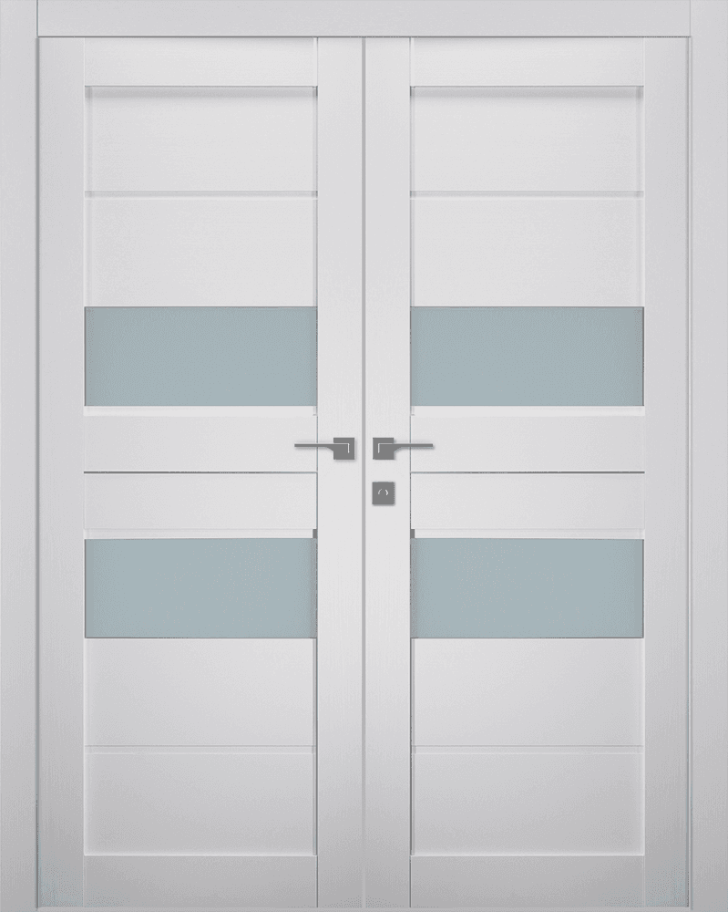 DESSA VETRO BIANCO NOBLE CLOSET BELLDINNI MODERN INTERIOR DOOR - 1