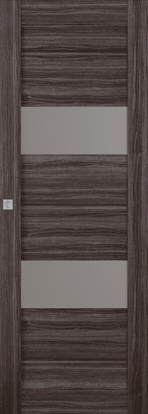 VITA VETRO GRAY OAK MAGIC BELLDINNI MODERN INTERIOR DOOR - 1