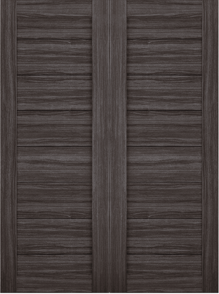 ERMI GRAY OAK DOUBLE BARN BELLDINNI MODERN INTERIOR DOOR - 2