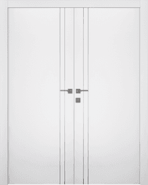 PALLADIO 2V BIANCO NOBLE CLOSET BELLDINNI MODERN INTERIOR DOOR - 1