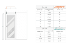 DELLA VETRO GRAY OAK BARN BELLDINNI MODERN INTERIOR DOOR - 11