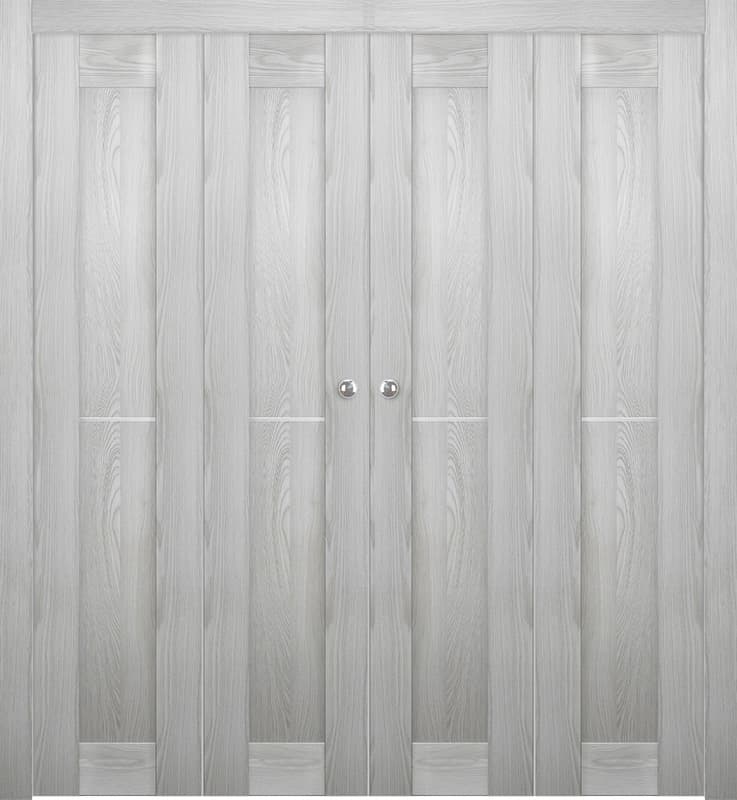 AVON 07 1H RIBEIRA ASH DOUBLE BI-FOLD BELLDINNI MODERN INTERIOR DOOR - 1