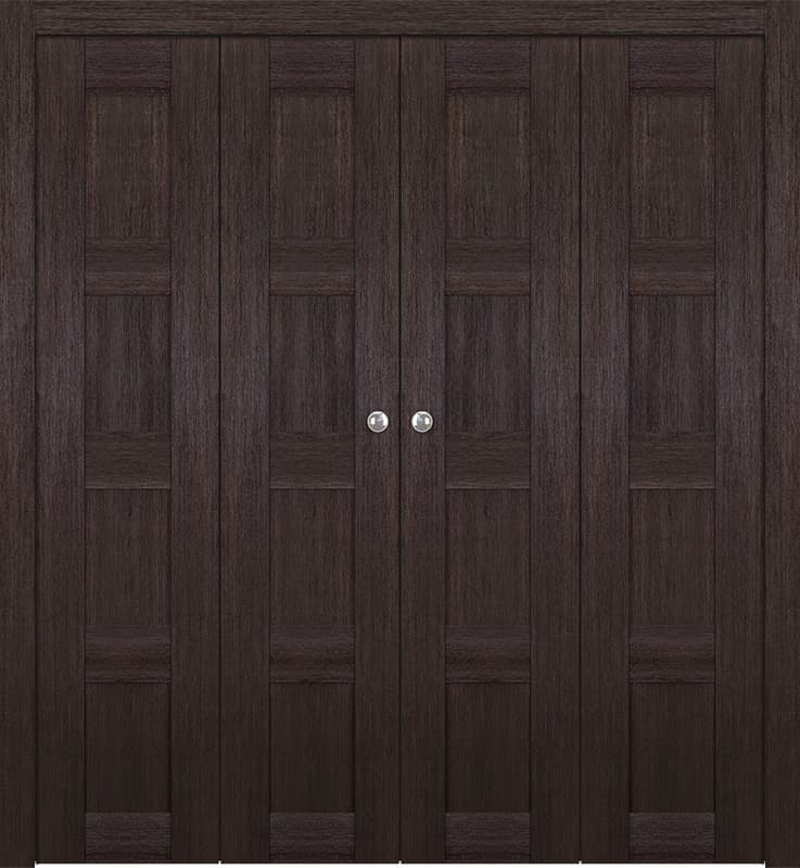 AVON 07 3R VERALINGA OAK DOUBLE BI-FOLD BELLDINNI MODERN INTERIOR DOOR - 1