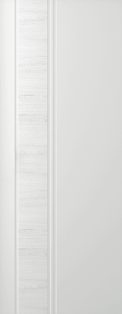 TWINWOOD 1 POLAR WHITE SLAB BELLDINNI MODERN INTERIOR DOOR - 1
