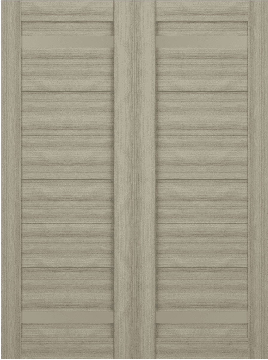 PERLA VETRO SHAMBOR DOUBLE BARN BELLDINNI MODERN INTERIOR DOOR - 2