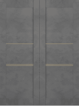 AVON 07 3H GOLD DARK URBAN DOUBLE BI-FOLD BELLDINNI MODERN INTERIOR DOOR - 3