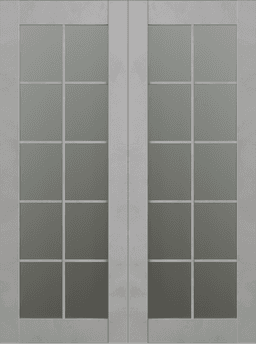 AVON 10 LITE VETRO LIGHT URBAN DOUBLE BI-FOLD BELLDINNI MODERN INTERIOR DOOR - 2