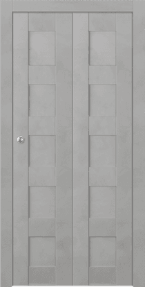 AVON 07 4R LIGHT URBAN DOUBLE BI-FOLD BELLDINNI MODERN INTERIOR DOOR - 1