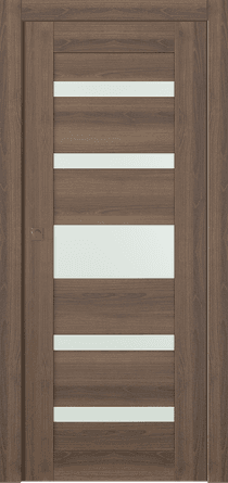 AVON 07-05 VETRO PECAN NUTWOOD POCKET DOORS BELLDINNI MODERN INTERIOR DOOR - 1