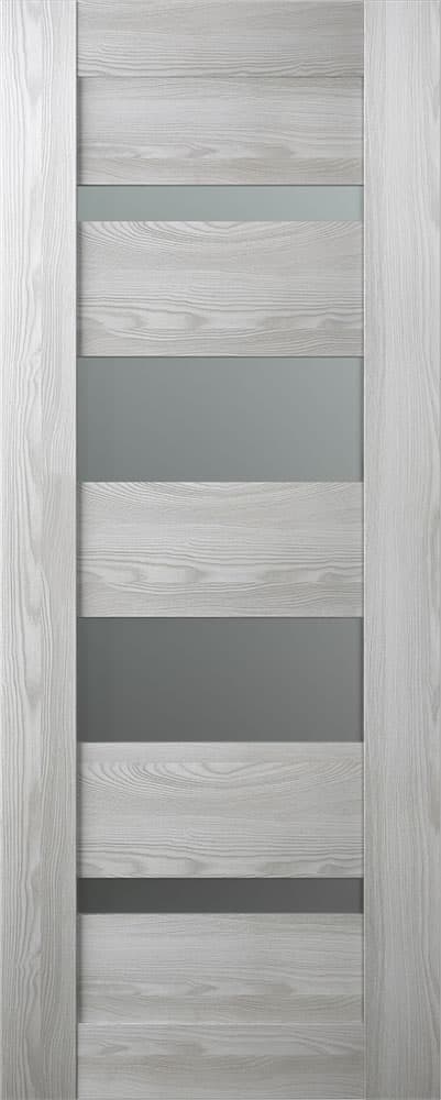 AVON 07-01 VETRO RIBEIRA ASH SLAB BELLDINNI MODERN INTERIOR DOOR - 1