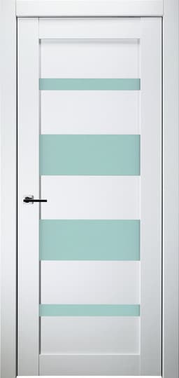 MIRELLA VETRO BIANCO NOBLE SWING BELLDINNI MODERN INTERIOR DOOR - 1