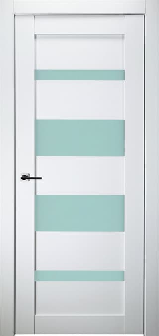 MIRELLA VETRO BIANCO NOBLE SWING BELLDINNI MODERN INTERIOR DOOR