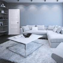KINA VETRO BIANCO NOBLE BI-FOLD DOORS BELLDINNI MODERN INTERIOR DOOR - 2