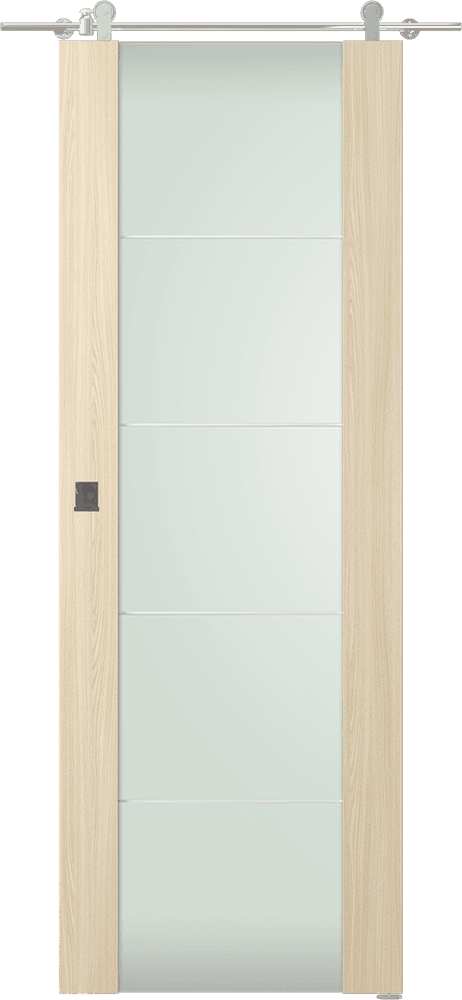 AVON 202 4H VETRO LOIRE ASH BARN DOORS BELLDINNI MODERN INTERIOR DOOR - 1