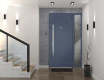 Single Modern Steel Exterior Door Deux 0729 - 8