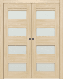 AVON 07-08 VETRO LOIRE ASH DOUBLE POCKET DOORS BELLDINNI MODERN INTERIOR DOOR - 1