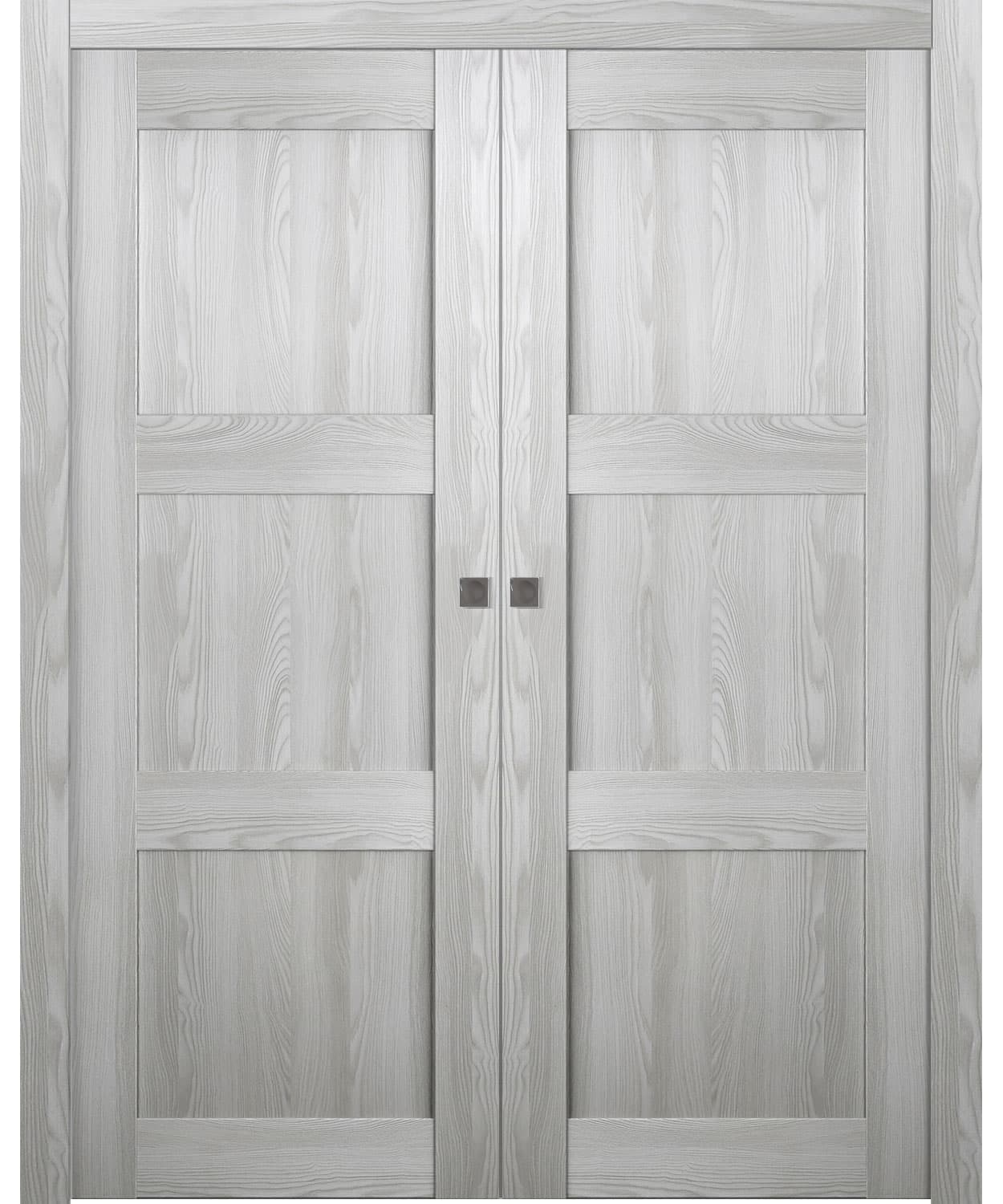 AVON 07 2RN RIBEIRA ASH DOUBLE POCKET BELLDINNI MODERN INTERIOR DOOR - 1