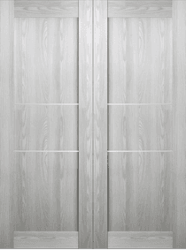 AVON 07 2H RIBEIRA ASH DOUBLE BARN BELLDINNI MODERN INTERIOR DOOR - 2