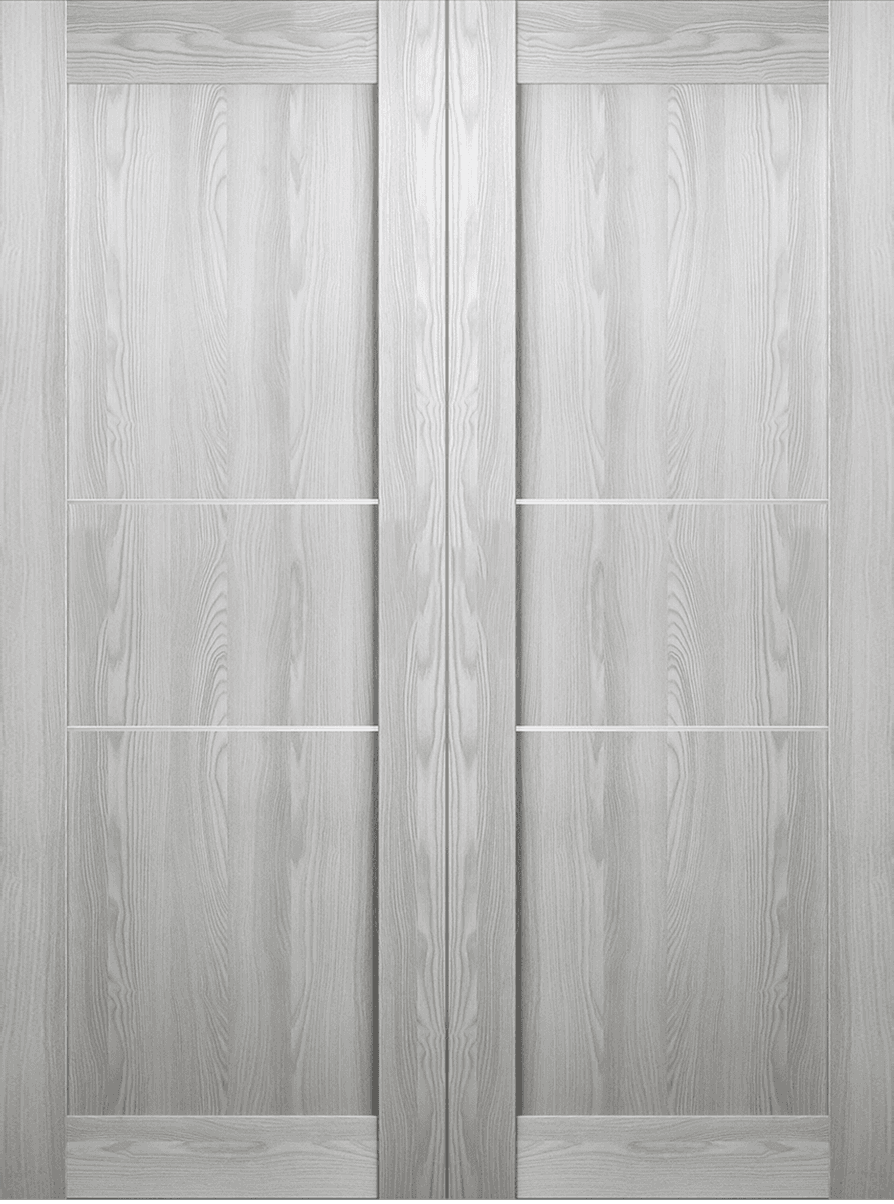 AVON 07 2H RIBEIRA ASH DOUBLE BARN BELLDINNI MODERN INTERIOR DOOR - 2