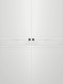 TWINWOOD 2 POLAR WHITE DOUBLE MAGIC BELLDINNI MODERN INTERIOR DOOR - 1